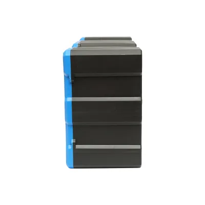 Cutie depozitare albastra din plastic modulara, 12 sertare 497x157x250mm Breckner Germany - imagine 3