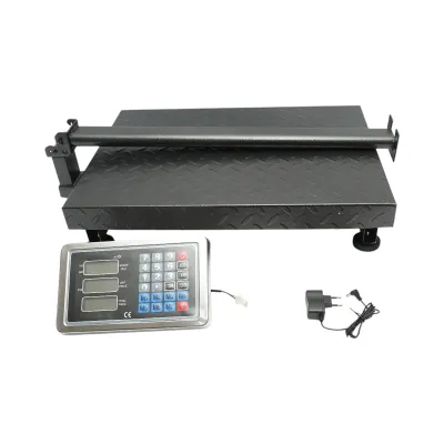 Cantar electronic de podea tip platforma 700 Kg cu brat pliabil Breckner Germany - imagine 3