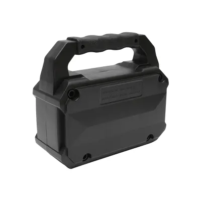 Kit iluminat portabil LED cu 3 becuri/proiector, panou solar si baterie 3.7V, 4500Ah pentru pescuit camping GD-8080 - imagine 6