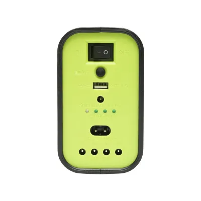 Kit iluminat portabil LED cu 3 becuri/proiector, panou solar si baterie 6V, 4.5Ah pentru pescuit camping GD-12 - imagine 5