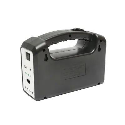 Kit iluminat portabil LED cu 3 becuri/proiector, panou solar si baterie 6V, 4.5 Ah pentru pescuit camping GD-7COB - imagine 2