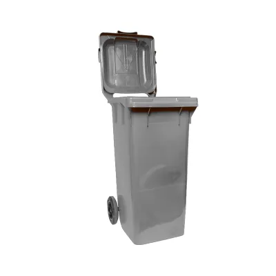 Pubela gunoi 120L gri Breckner Germany - imagine 3