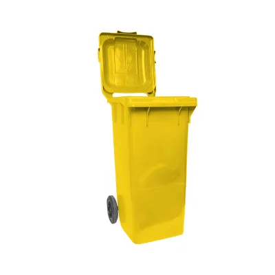 Pubela gunoi 120L galbena Breckner Germany - imagine 3
