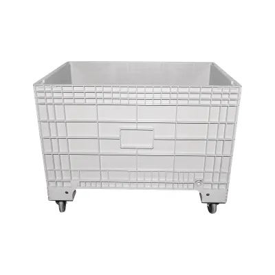 Cutie depozitare palet, gri cu roti 732x1108x617mm Breckner Germany