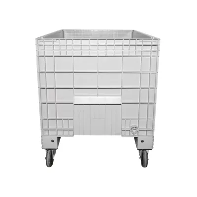 Cutie depozitare palet, gri cu roti 732x1108x617mm Breckner Germany - imagine 3