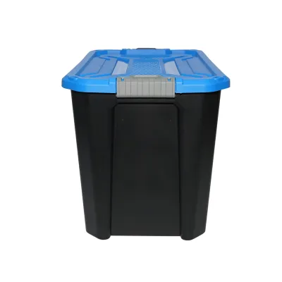 Cutie, lada depozitare heavy duty 60L cu capac, rosie 580x380x405mm Breckner Germany - imagine 2
