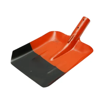 Cap de lopata din otel, rosu cu negru 230x280x370mm - imagine 2