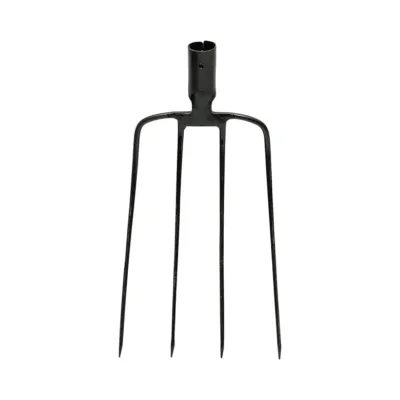 Furca din otel cu 4 coarne, neagra 200x280x370mm
