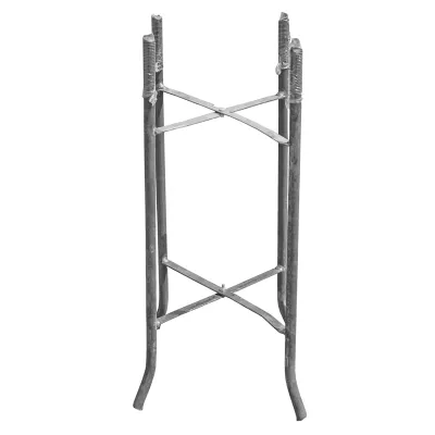 Stalp iluminat 5m din otel cu brat orizontal si flansa montare beton - imagine 7