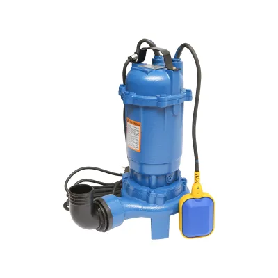 Pompa apa murdara, drenaj submersibila cu flotor si tocator 750W, 220V, debit 250L/min, H7m WQCD7-8-0.75F Breckner Germany