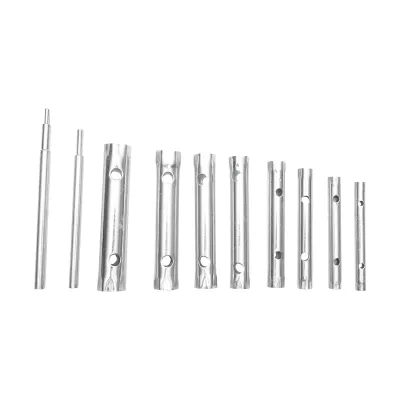 Set 10 chei tubulare lungi duble cu tija 6-22 mm Breckner Germany - imagine 2