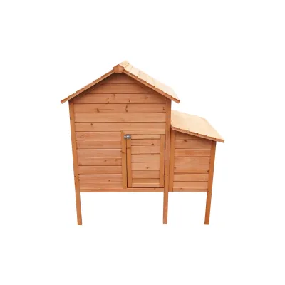 Cotet pentru pasari, gaini din lemn 1130x760x1230mm - imagine 2