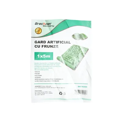 Gard viu artificial cu frunze verzi latime 1M si lungime 5M - imagine 4