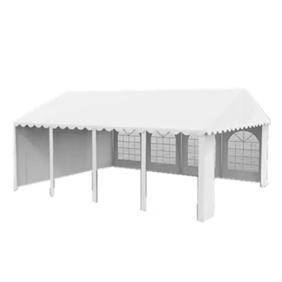 Hala pentru evenimente din PVC cu latime 3m si lungime 8m cadru din otel galvanizat - imagine 2