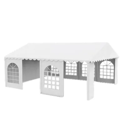 Hala pentru evenimente din PVC cu latime 6m si lungime 12m cadru din otel galvanizat - imagine 3
