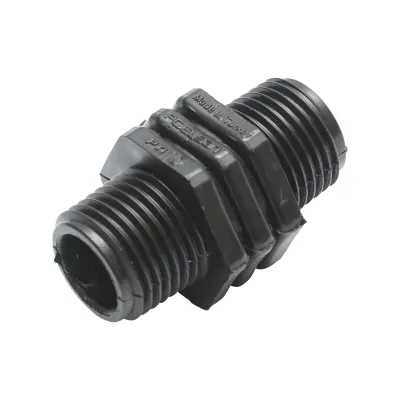 Niplu egal filet exterior D1/2x1/2 toll pentru sisteme de irigatii PN10 - imagine 2