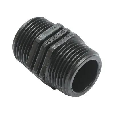 Niplu egal filet exterior D1x1 toll pentru sisteme de irigatii PN10 - imagine 2