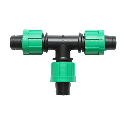 Teu egal conector banda picurare 17x17x17mm pentru sisteme de irigatii