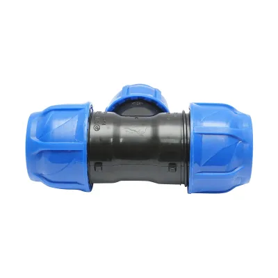 Teu reductie compresiune D40x32x40mm, PN16 pentru sisteme de irigatii - imagine 4