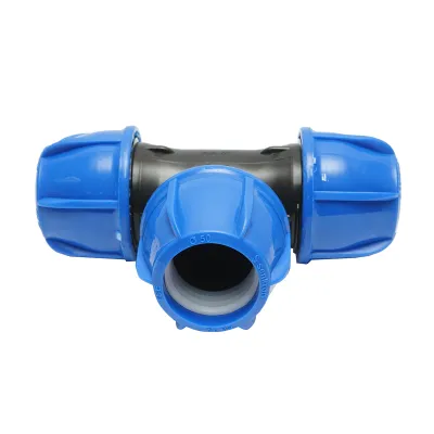 Teu compresiune egal 50x50x50mm PN16 pentru sisteme de irigatii - imagine 2