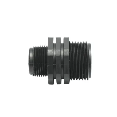 Niplu, reductie cu filet exterior D1x3/4 toll, PN10 pentru sisteme de irigatii