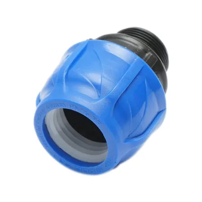 Racord compresiune cu filet exterior D40mmx1-1/4 toll, PN16 pentru sisteme de irigatii - imagine 4