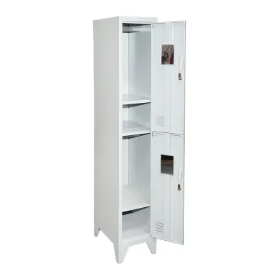 Vestiar, dulap metalic cu 2 usi securizate 1700x300x450mm Breckner Germany - imagine 3