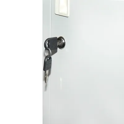 Vestiar, dulap metalic cu 2 usi securizate 1700x300x450mm Breckner Germany - imagine 5