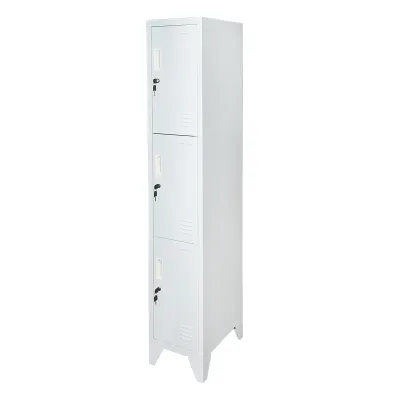 Vestiar, dulap metalic cu 3 usi securizate 1700x300x450mm Breckner Germany
