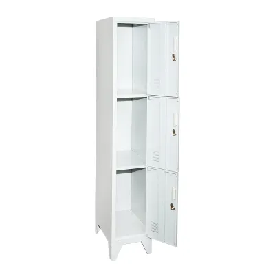 Vestiar, dulap metalic cu 3 usi securizate 1700x300x450mm Breckner Germany - imagine 3