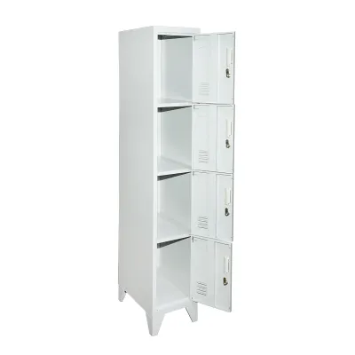 Vestiar, dulap metalic cu 4 usi securizate 1700x300x450mm Breckner Germany - imagine 3