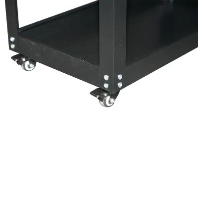 Carucior scule metalic pe roti cu 3 rafturi 750x700x360mm - imagine 3