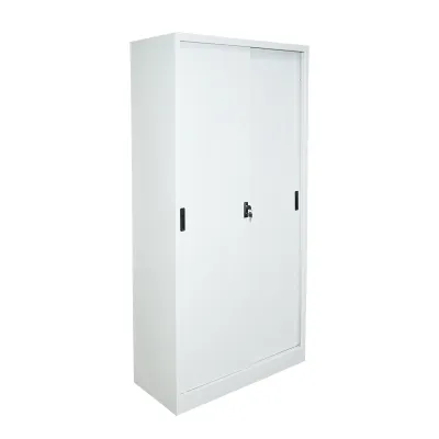 Dulap metalic cu 2 usi culisante securizate si 4 polite 1900x900x400mm - imagine 3