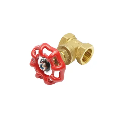 Robinet trecere din bronz 1/2, PN16 cu filet interior - imagine 3
