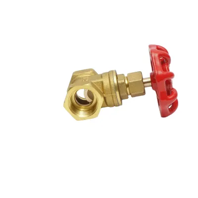 Robinet trecere din bronz 1/2, PN16 cu filet interior - imagine 4
