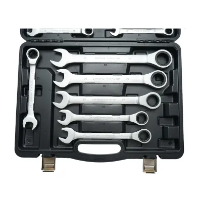 Trusa 22 chei combinate cu clichet 6-32mm CrV Breckner Germany - imagine 3