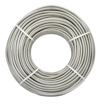 Rola 100m teava inox flexibila, gofrata DN12 pentru instalatii solare rezidentiale - imagine 2