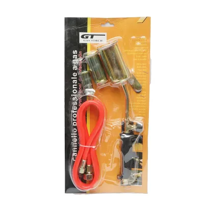 Set arzator gaz cu 3 duze si furtun 1.5m pentru lipit sau parlit - imagine 2