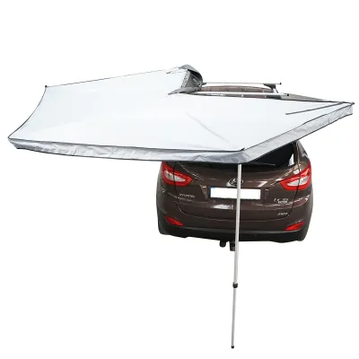 Cort umbrar lateral auto, marchiza 270 grade, pliabil cu prindere pe plafon - imagine 2