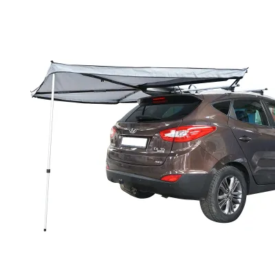 Cort umbrar lateral auto, marchiza 270 grade, pliabil cu prindere pe plafon