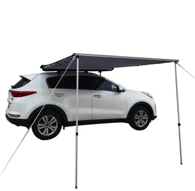 Cort umbrar lateral auto 200x250cm, marchiza, pliabil cu prindere pe plafon - imagine 4