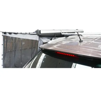 Cort umbrar lateral auto 200x250cm, marchiza, pliabil cu prindere pe plafon	si plasa anti insecte - imagine 3