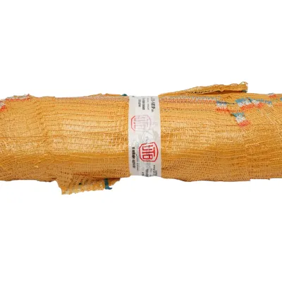 Sac plasa 500x800mm tip Raschel pentru legume 40Kg galben - imagine 3