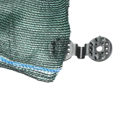 Set 20 buc. Clema rotunda, clips pentru fixare plasa umbrire Breckner Germany - imagine 2
