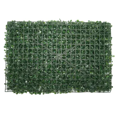 Gard viu artificial cu frunze mici, verzi 400x600mm Breckner Germany - imagine 3