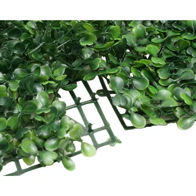 Gard viu artificial cu frunze mici, verzi 400x600mm Breckner Germany - imagine 4