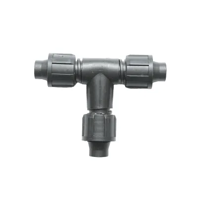 Teu egal conector banda picurare 17x17x17mm pentru sisteme de irigatii