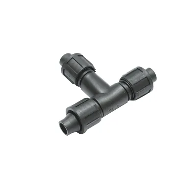 Teu egal conector banda picurare 17x17x17mm pentru sisteme de irigatii - imagine 3