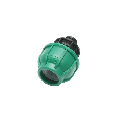 Racord compresiune cu filet exterior D25mmx1/2 toll, PN10 Bar pentru sisteme de irigatii - imagine 3
