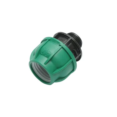 Racord compresiune cu filet exterior D40mmx1 toll, PN10 Bar pentru sisteme de irigatii - imagine 3